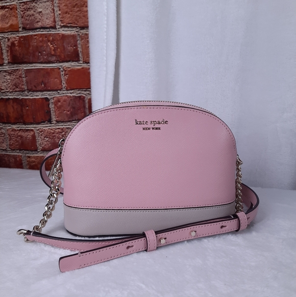 kate spade Handbags - Kate Spade Blush Pink and Cream Crossbody Bag